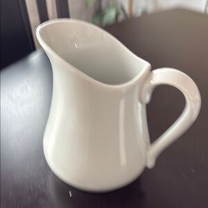 Elegant White Porcelain Pitcher